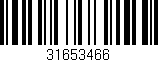 Código de barras (EAN, GTIN, SKU, ISBN): '31653466'