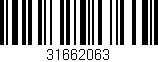 Código de barras (EAN, GTIN, SKU, ISBN): '31662063'