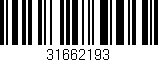 Código de barras (EAN, GTIN, SKU, ISBN): '31662193'