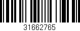 Código de barras (EAN, GTIN, SKU, ISBN): '31662765'