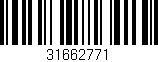 Código de barras (EAN, GTIN, SKU, ISBN): '31662771'