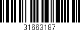 Código de barras (EAN, GTIN, SKU, ISBN): '31663187'