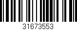 Código de barras (EAN, GTIN, SKU, ISBN): '31673553'