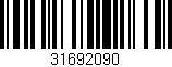 Código de barras (EAN, GTIN, SKU, ISBN): '31692090'