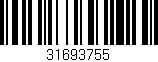 Código de barras (EAN, GTIN, SKU, ISBN): '31693755'