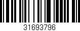 Código de barras (EAN, GTIN, SKU, ISBN): '31693796'