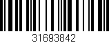 Código de barras (EAN, GTIN, SKU, ISBN): '31693842'