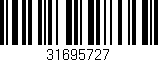 Código de barras (EAN, GTIN, SKU, ISBN): '31695727'