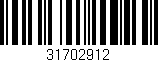 Código de barras (EAN, GTIN, SKU, ISBN): '31702912'