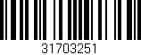 Código de barras (EAN, GTIN, SKU, ISBN): '31703251'
