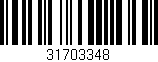 Código de barras (EAN, GTIN, SKU, ISBN): '31703348'