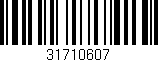 Código de barras (EAN, GTIN, SKU, ISBN): '31710607'