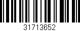 Código de barras (EAN, GTIN, SKU, ISBN): '31713652'