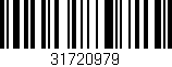 Código de barras (EAN, GTIN, SKU, ISBN): '31720979'
