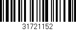 Código de barras (EAN, GTIN, SKU, ISBN): '31721152'