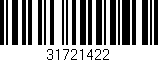 Código de barras (EAN, GTIN, SKU, ISBN): '31721422'
