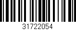 Código de barras (EAN, GTIN, SKU, ISBN): '31722054'