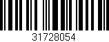Código de barras (EAN, GTIN, SKU, ISBN): '31728054'