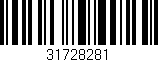 Código de barras (EAN, GTIN, SKU, ISBN): '31728281'