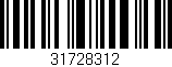 Código de barras (EAN, GTIN, SKU, ISBN): '31728312'
