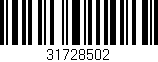 Código de barras (EAN, GTIN, SKU, ISBN): '31728502'