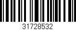 Código de barras (EAN, GTIN, SKU, ISBN): '31728532'