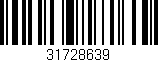 Código de barras (EAN, GTIN, SKU, ISBN): '31728639'