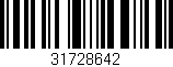 Código de barras (EAN, GTIN, SKU, ISBN): '31728642'