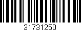Código de barras (EAN, GTIN, SKU, ISBN): '31731250'