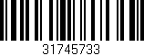 Código de barras (EAN, GTIN, SKU, ISBN): '31745733'