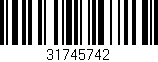 Código de barras (EAN, GTIN, SKU, ISBN): '31745742'
