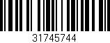 Código de barras (EAN, GTIN, SKU, ISBN): '31745744'