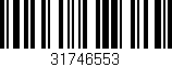 Código de barras (EAN, GTIN, SKU, ISBN): '31746553'