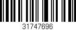 Código de barras (EAN, GTIN, SKU, ISBN): '31747696'