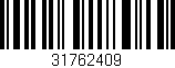 Código de barras (EAN, GTIN, SKU, ISBN): '31762409'