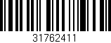Código de barras (EAN, GTIN, SKU, ISBN): '31762411'