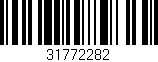 Código de barras (EAN, GTIN, SKU, ISBN): '31772282'