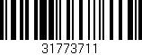 Código de barras (EAN, GTIN, SKU, ISBN): '31773711'