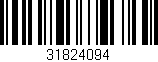 Código de barras (EAN, GTIN, SKU, ISBN): '31824094'