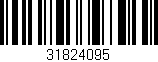 Código de barras (EAN, GTIN, SKU, ISBN): '31824095'