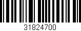 Código de barras (EAN, GTIN, SKU, ISBN): '31824700'