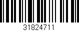 Código de barras (EAN, GTIN, SKU, ISBN): '31824711'