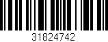 Código de barras (EAN, GTIN, SKU, ISBN): '31824742'