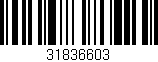 Código de barras (EAN, GTIN, SKU, ISBN): '31836603'