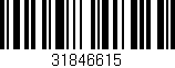 Código de barras (EAN, GTIN, SKU, ISBN): '31846615'