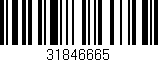 Código de barras (EAN, GTIN, SKU, ISBN): '31846665'