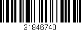 Código de barras (EAN, GTIN, SKU, ISBN): '31846740'