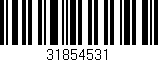 Código de barras (EAN, GTIN, SKU, ISBN): '31854531'