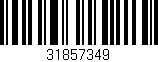 Código de barras (EAN, GTIN, SKU, ISBN): '31857349'
