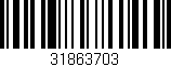 Código de barras (EAN, GTIN, SKU, ISBN): '31863703'